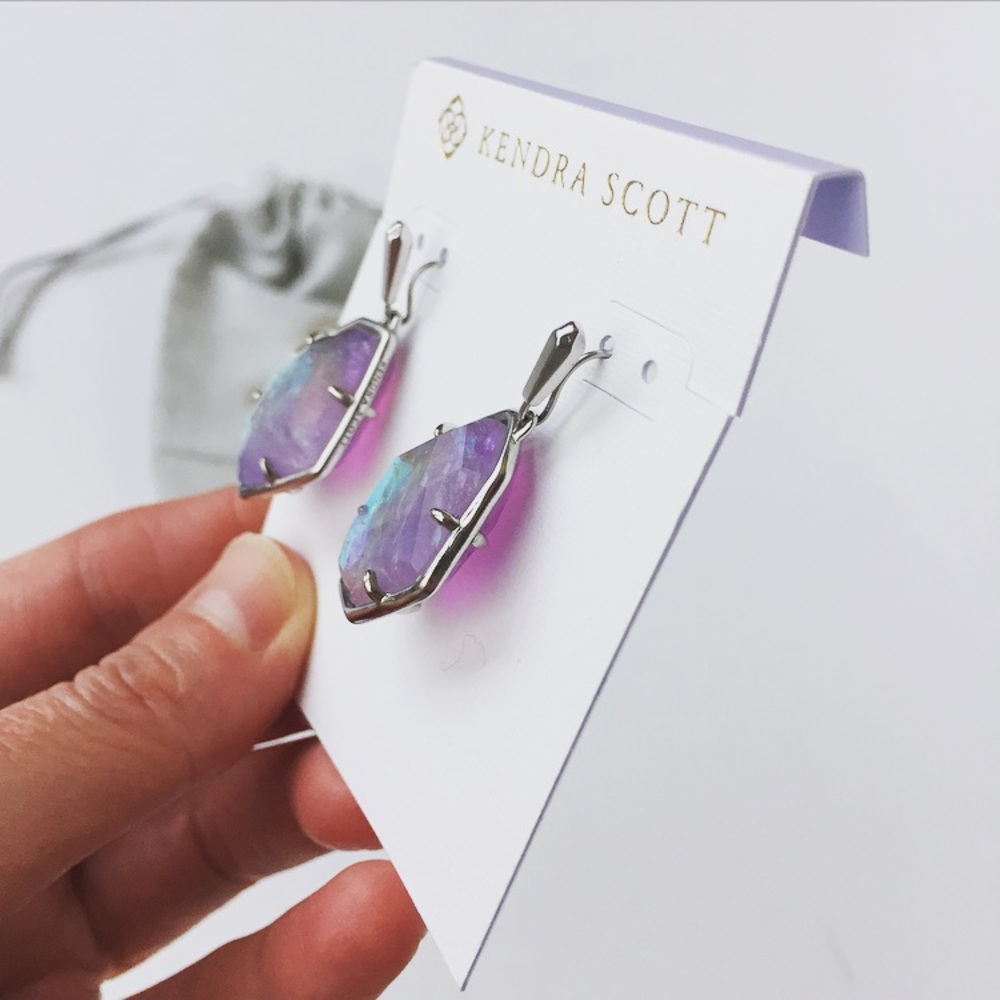 New Kendra Scott Dunn Large Drop Earrings - Picture 4 of 8